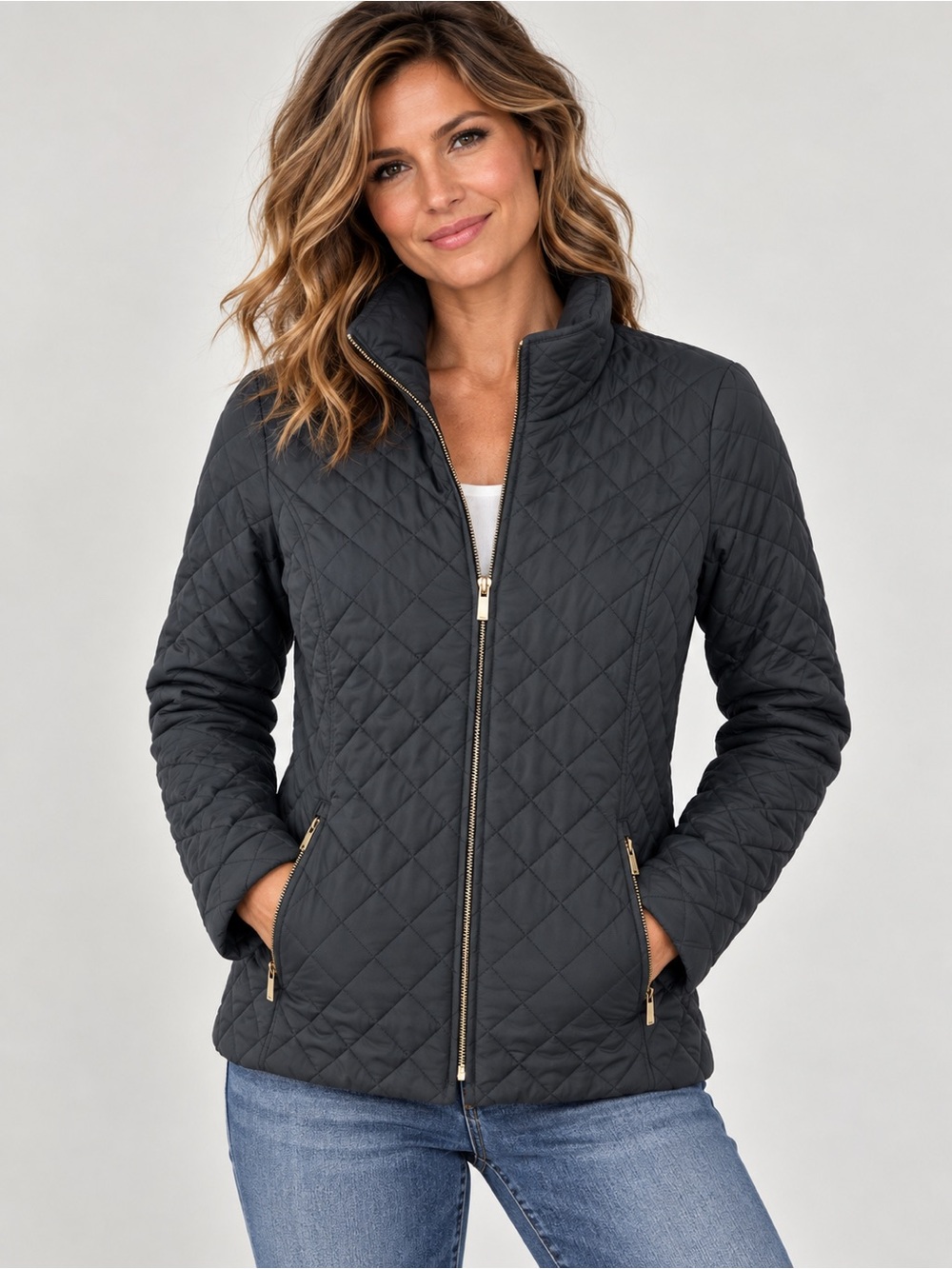 J.Crew Women’s Quilted Zip Jacket Size XS